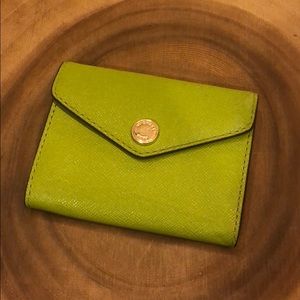 Michael Kors Kelly Green Card Holder